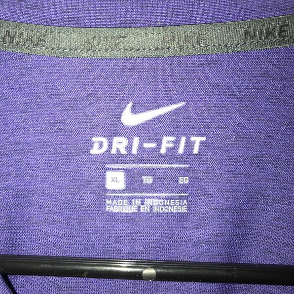 XL Purple Nike Dri-Fit Tee - Picture 3 of 3